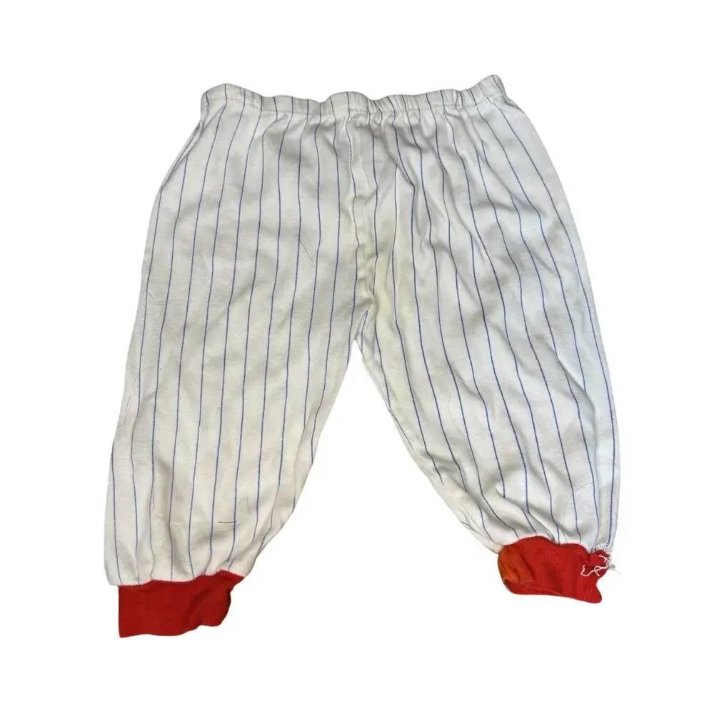 Vintage 90s Childwise Baby Boy Baseball 2-Piece Outfit Set Size 6-9 Months